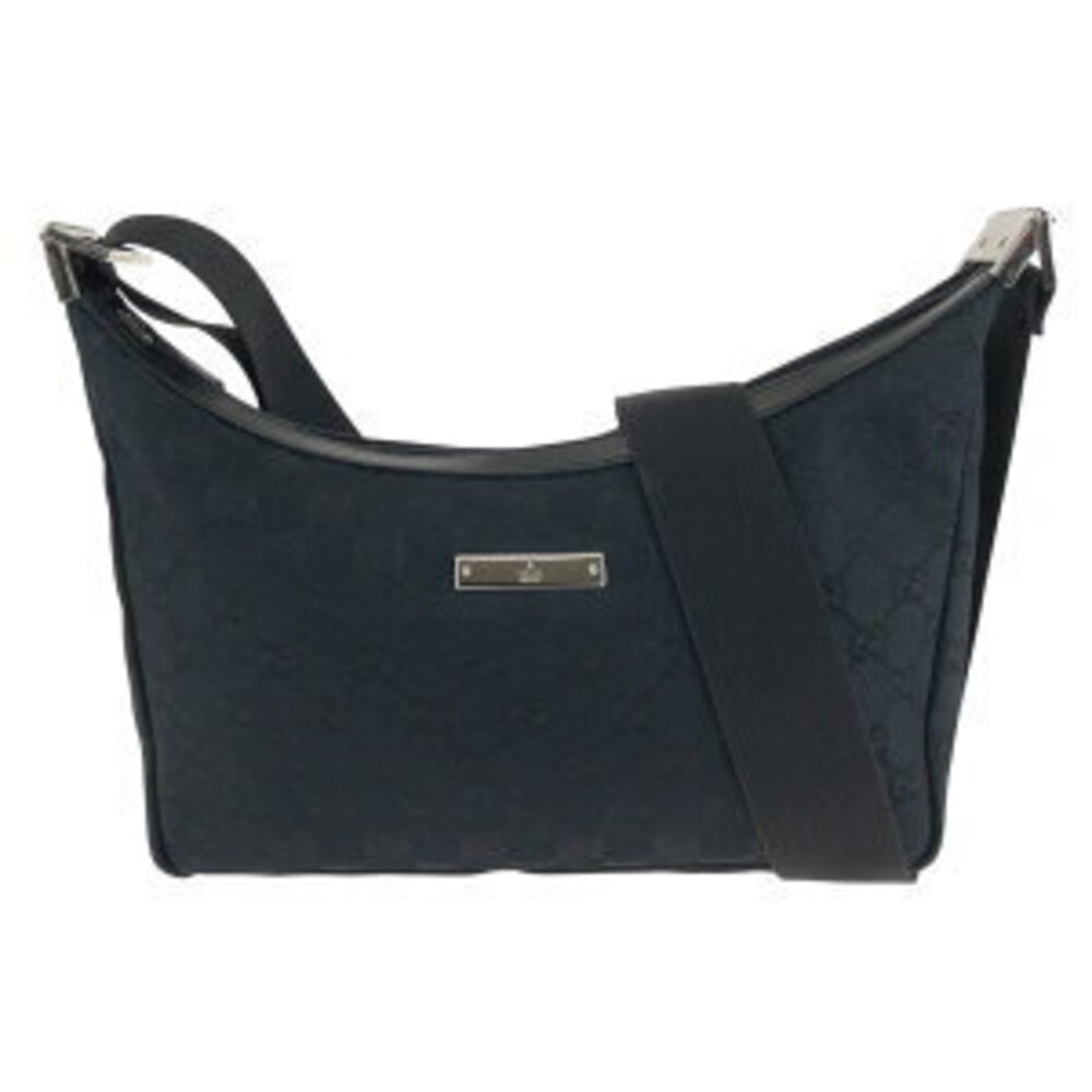 Gucci canvas shoulder GG black bag - Picture 10 of 10